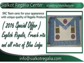 Masonic french master apron