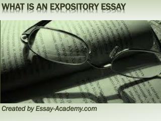 What is an Expository Essay