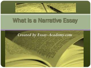 What is a Narrative Essay