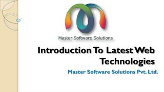 Introduction to the new web technologies