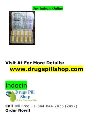 Buy Indocin Online From Drugspill Shop