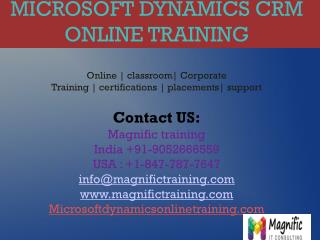 Microsoft Dynamics CRM Online Training in Dubai