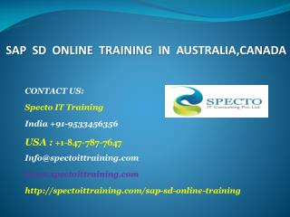 sap sd online training in singapore