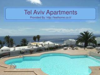 Tel Aviv Apartments - Enjoy Your Holidays