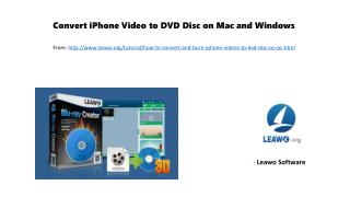 Convert i phone video to dvd disc on mac and windows