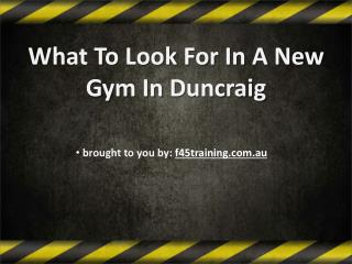 What To Look For In A New Gym In Duncraig