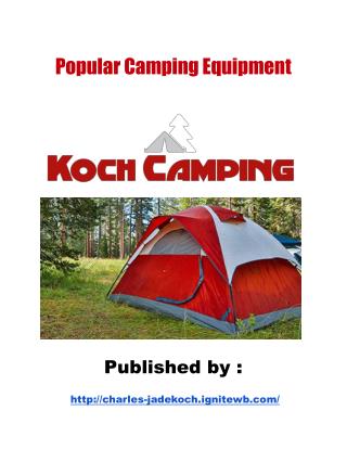 Camping tents