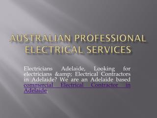 Australian Professional Electrical Services