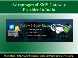 Bulk SMS Gateway Provider India