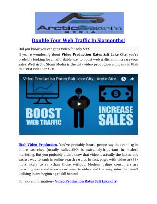 Double Your Web Traffic In Six months!