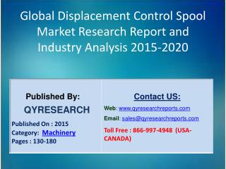 Global Displacement Control Spool Market 2015 Industry Study, Trends, Development, Growth, Overview, Insights and Outloo