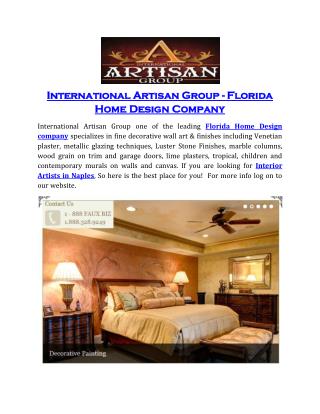 International Artisan Group - Florida Home Design company