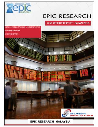 EPIC RESEARCH MALAYSIA – Daily KLSE Market News update of 4th January 2016