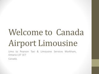Toronto Limousine Services Airport
