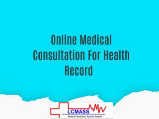 Online Medical Consultation For Health Record