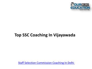 Top SSC Coaching In Vijayawada