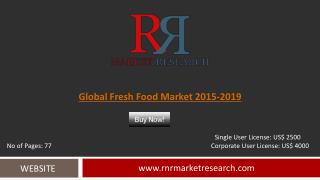 Worldwide Fresh Food Market by 2019 Analyzed in New Report