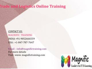 Microsoft Dynamics AX Trade And Logistics Online Training in Australia