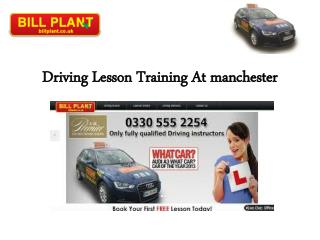 Driving Lessons Manchester