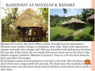 Barefoot At Havelock Resort