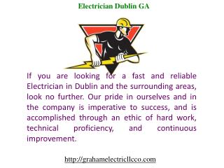 Electrical Contractor, Parking Lot Lighting, Bucket Truck and Electrician - Dublin GA