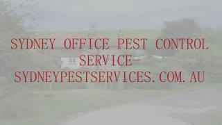 sydney office pest control service- sydneypestservices.com.au