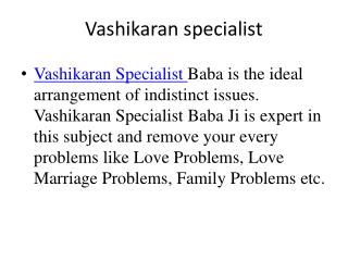 Vashikaran Specialist Astrologer