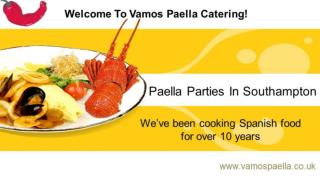 Paella parties in Southampton