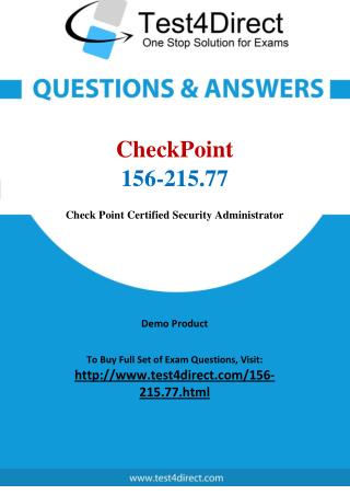 CheckPoint 156-215.77 Test Questions