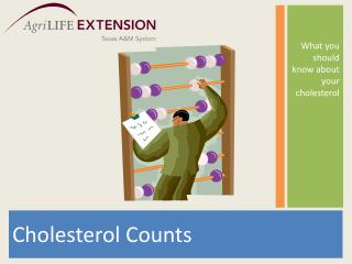 Cholesterol Counts