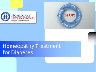 Best Homeopathic Medicines for Diabetes