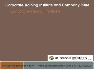Corporate Training Institute and Company | Pune | Mumbai