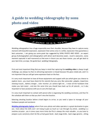 Wedding Videography Sydney