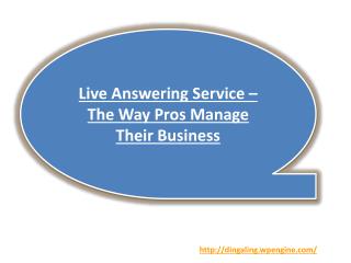 Live Answering Service – The Way Pros Manage Their Business
