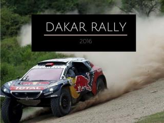 Dakar rally 2016
