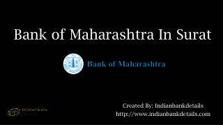 MICR code for Bank of Maharashtra in surat
