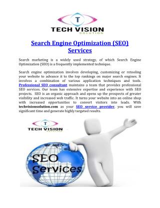 Search Engine Optimization (SEO) Services