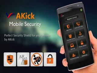How To Use Akick Mobile Security Application