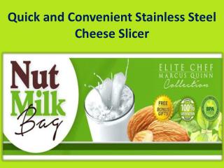 Quick and Convenient Stainless Steel Cheese Slicer