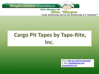 Slideshow: Cargo Pit Tape by Tape-Rite, Inc