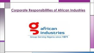 African Industries Group one of the best steel leading company of Nigeria