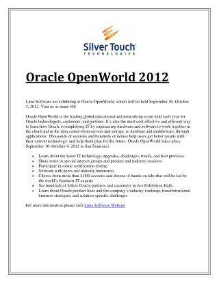 Oracle OpenWorld 2012