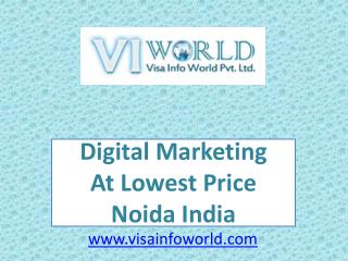 lowest price internet marketing in noida-visainfoworld.com
