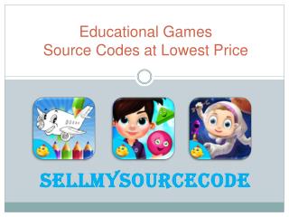 Educational Games Source Codes at Lowest Price