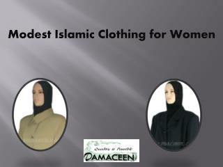 Modest Islamic Clothing for Women