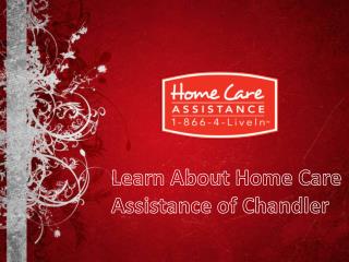 Learn About Home Care Assistance of Chandler