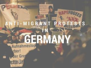 Anti-migrant protests in Germany