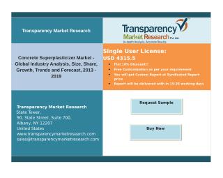 Concrete Superplasticizer Market - Global Industry Analysis, Forecast, 2013 – 2019