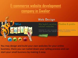 E-commerce website development company in Gwalior