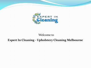 Upholstery Cleaning Melbourne
